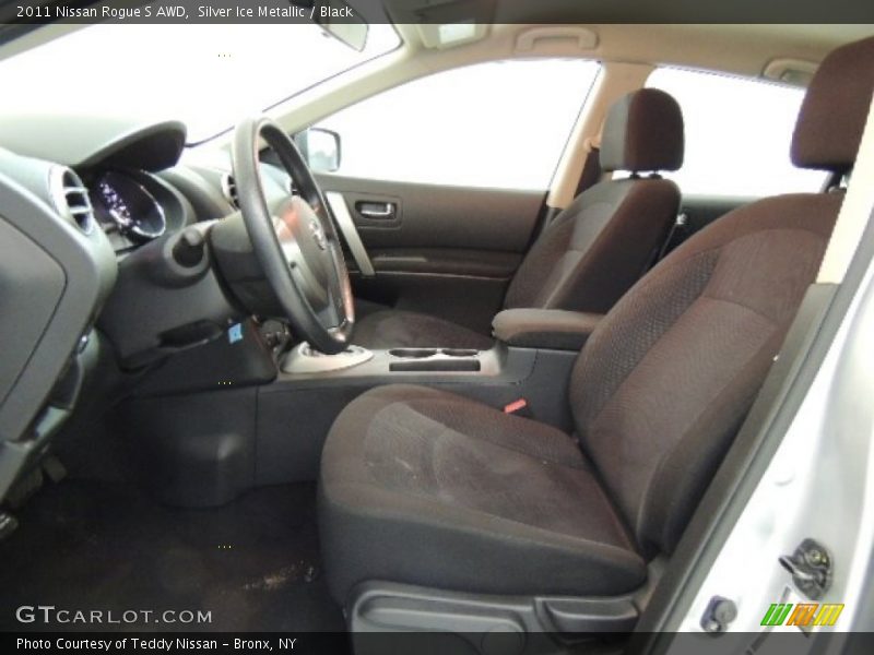 Silver Ice Metallic / Black 2011 Nissan Rogue S AWD