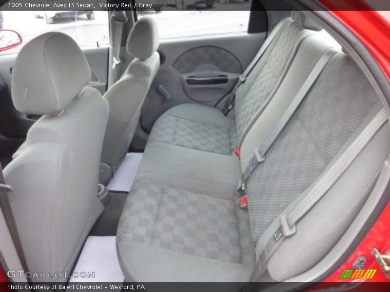 Rear Seat of 2005 Aveo LS Sedan