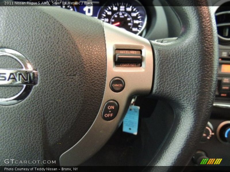 Silver Ice Metallic / Black 2011 Nissan Rogue S AWD