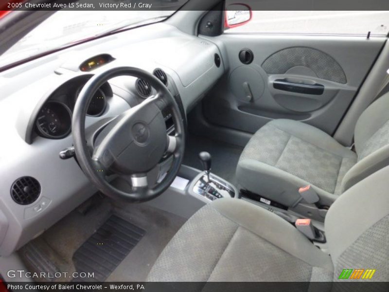 Gray Interior - 2005 Aveo LS Sedan 
