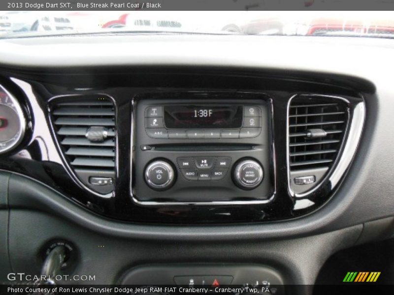 Blue Streak Pearl Coat / Black 2013 Dodge Dart SXT