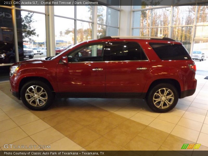 Crystal Red Tintcoat / Dark Cashmere 2013 GMC Acadia SLT