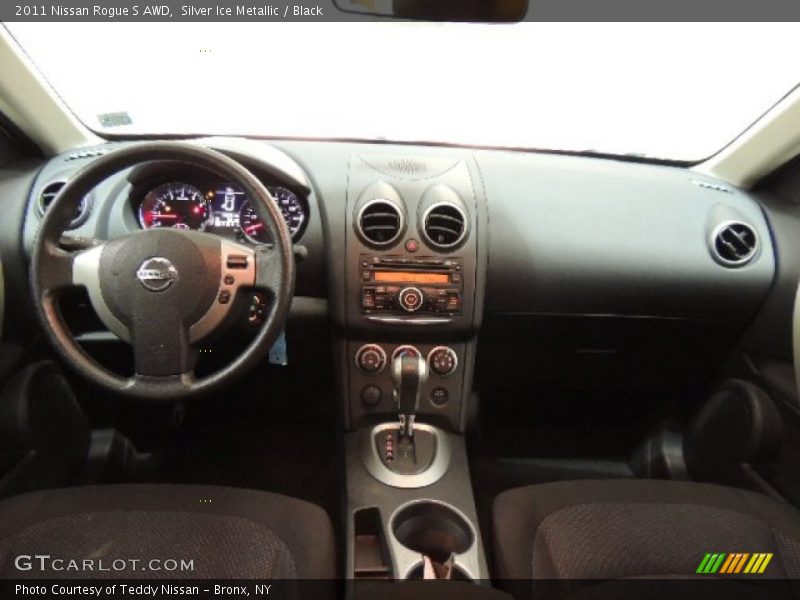 Silver Ice Metallic / Black 2011 Nissan Rogue S AWD