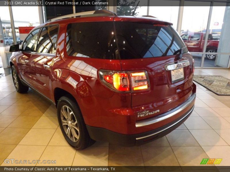 Crystal Red Tintcoat / Dark Cashmere 2013 GMC Acadia SLT