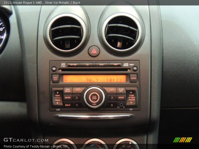 Silver Ice Metallic / Black 2011 Nissan Rogue S AWD