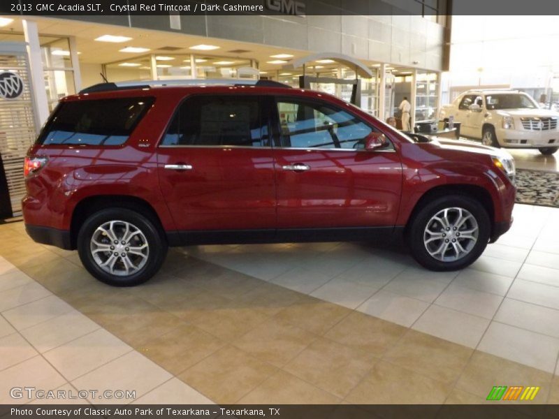 Crystal Red Tintcoat / Dark Cashmere 2013 GMC Acadia SLT