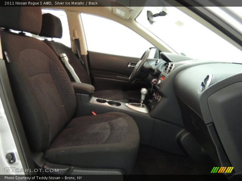 Silver Ice Metallic / Black 2011 Nissan Rogue S AWD