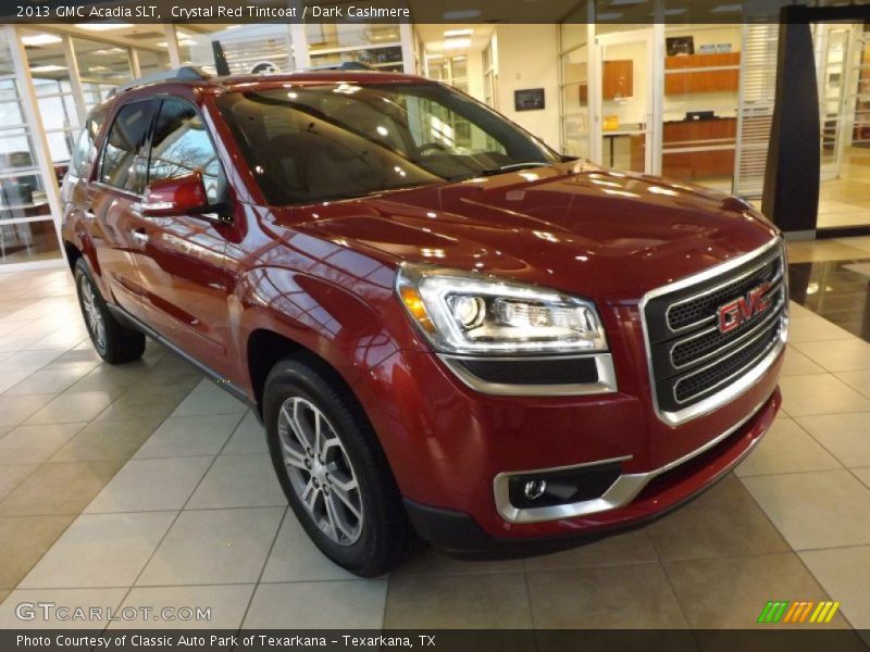 Crystal Red Tintcoat / Dark Cashmere 2013 GMC Acadia SLT