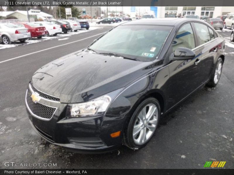 Black Granite Metallic / Jet Black Leather 2011 Chevrolet Cruze LTZ