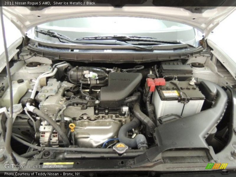 Silver Ice Metallic / Black 2011 Nissan Rogue S AWD