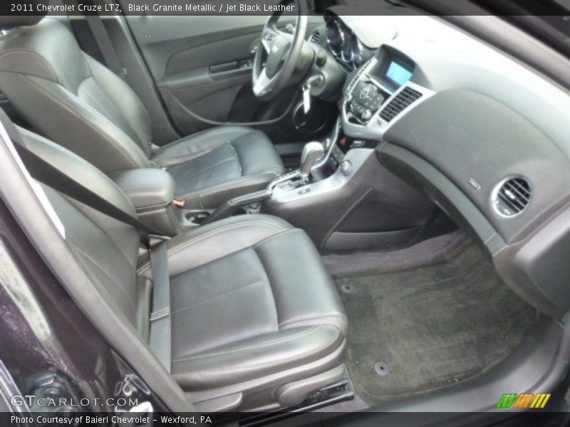 Black Granite Metallic / Jet Black Leather 2011 Chevrolet Cruze LTZ