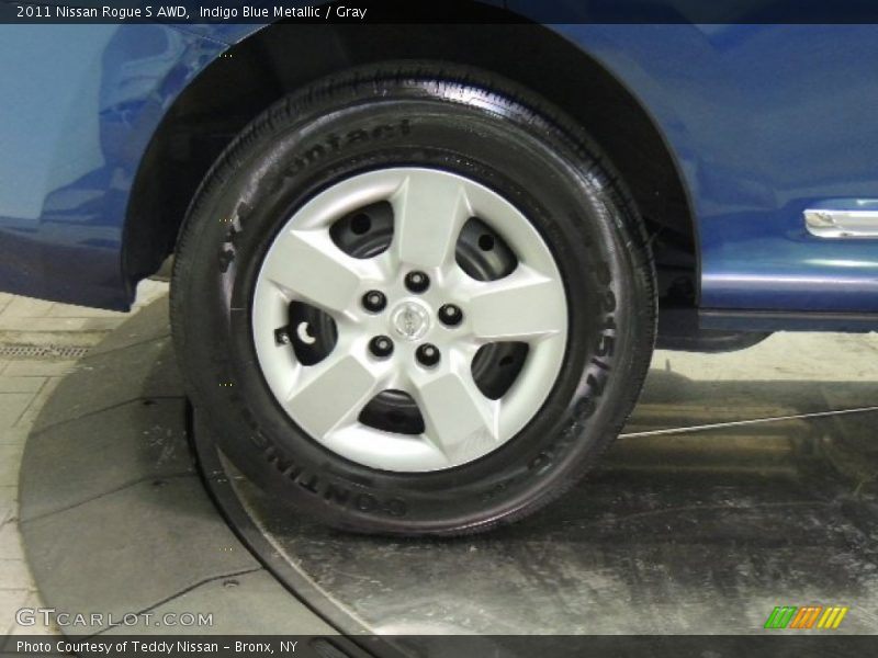 Indigo Blue Metallic / Gray 2011 Nissan Rogue S AWD