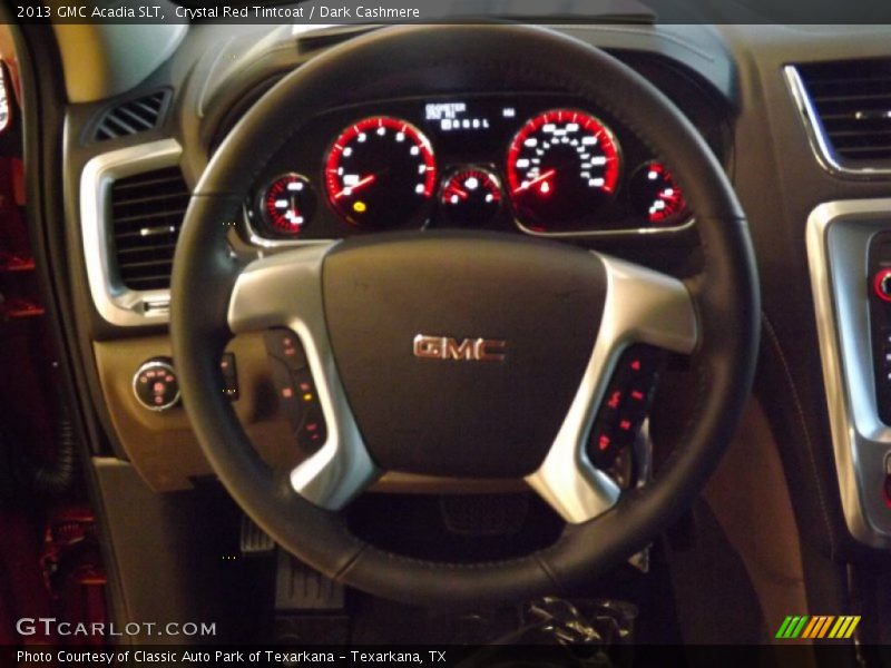 Crystal Red Tintcoat / Dark Cashmere 2013 GMC Acadia SLT