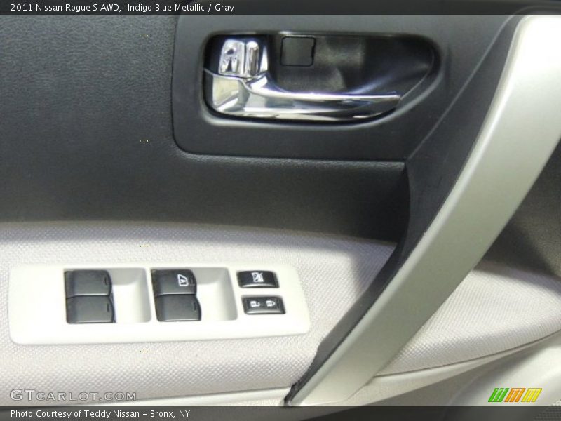 Indigo Blue Metallic / Gray 2011 Nissan Rogue S AWD