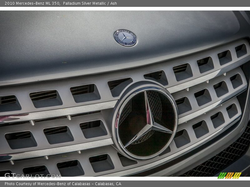 Palladium Silver Metallic / Ash 2010 Mercedes-Benz ML 350