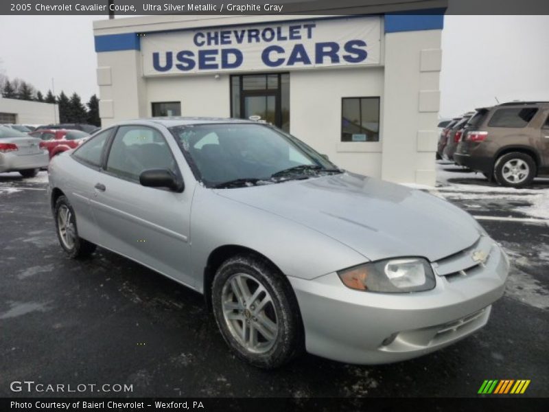 Ultra Silver Metallic / Graphite Gray 2005 Chevrolet Cavalier Coupe