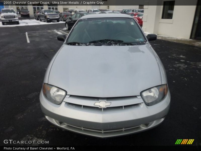 Ultra Silver Metallic / Graphite Gray 2005 Chevrolet Cavalier Coupe