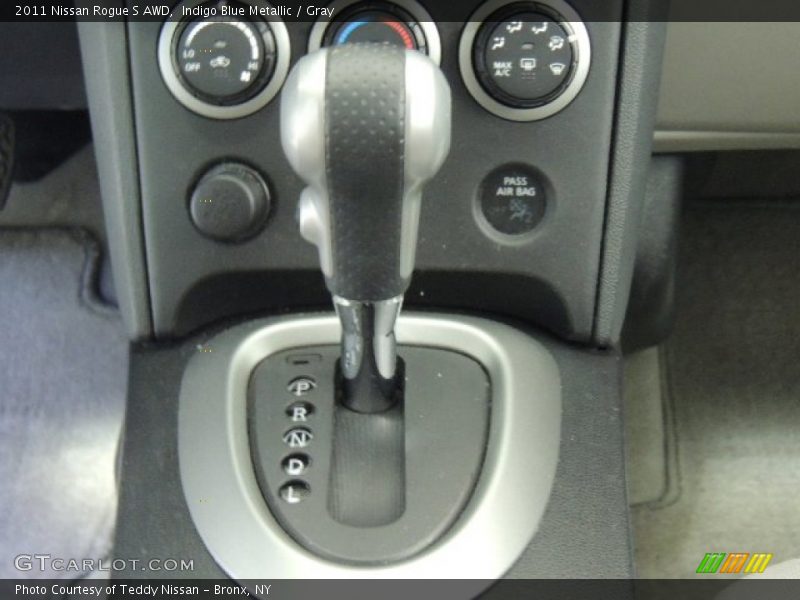 Indigo Blue Metallic / Gray 2011 Nissan Rogue S AWD