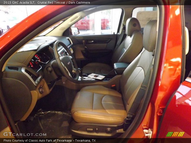 Crystal Red Tintcoat / Dark Cashmere 2013 GMC Acadia SLT