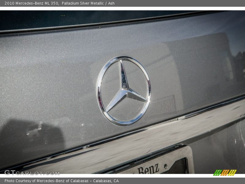 Palladium Silver Metallic / Ash 2010 Mercedes-Benz ML 350