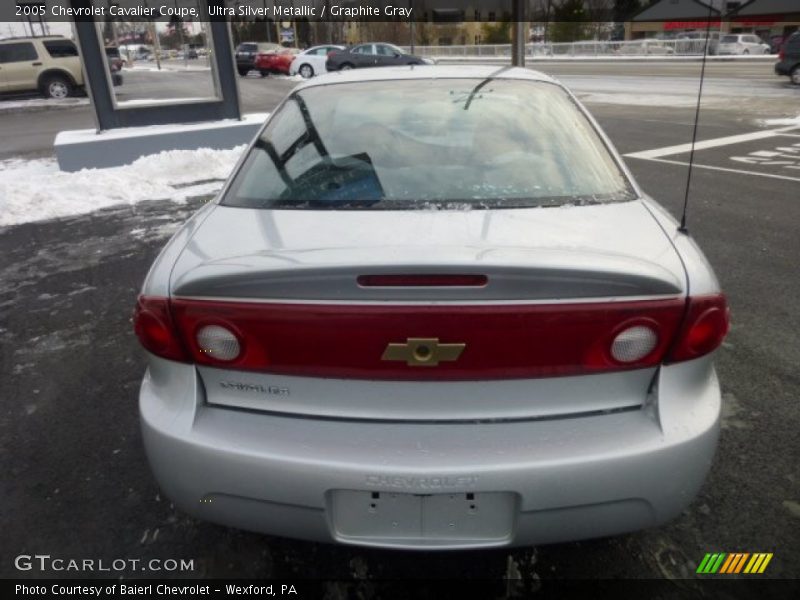 Ultra Silver Metallic / Graphite Gray 2005 Chevrolet Cavalier Coupe