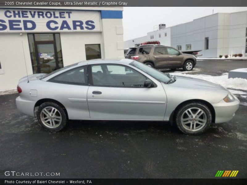Ultra Silver Metallic / Graphite Gray 2005 Chevrolet Cavalier Coupe