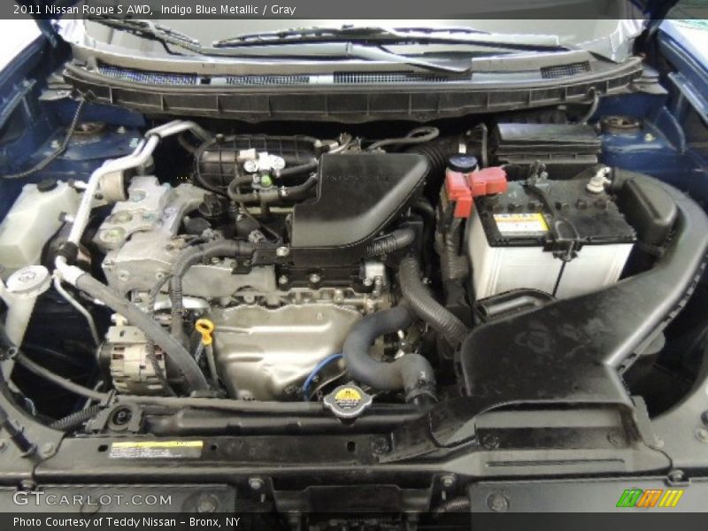 Indigo Blue Metallic / Gray 2011 Nissan Rogue S AWD