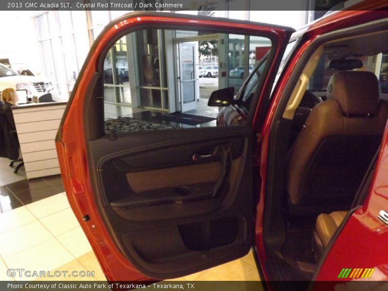Crystal Red Tintcoat / Dark Cashmere 2013 GMC Acadia SLT