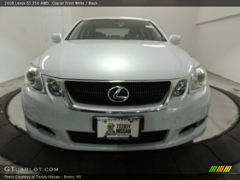 Glacier Frost White / Black 2008 Lexus GS 350 AWD