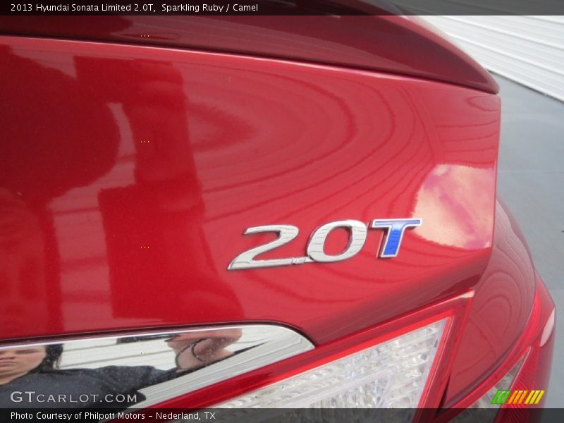 Sparkling Ruby / Camel 2013 Hyundai Sonata Limited 2.0T