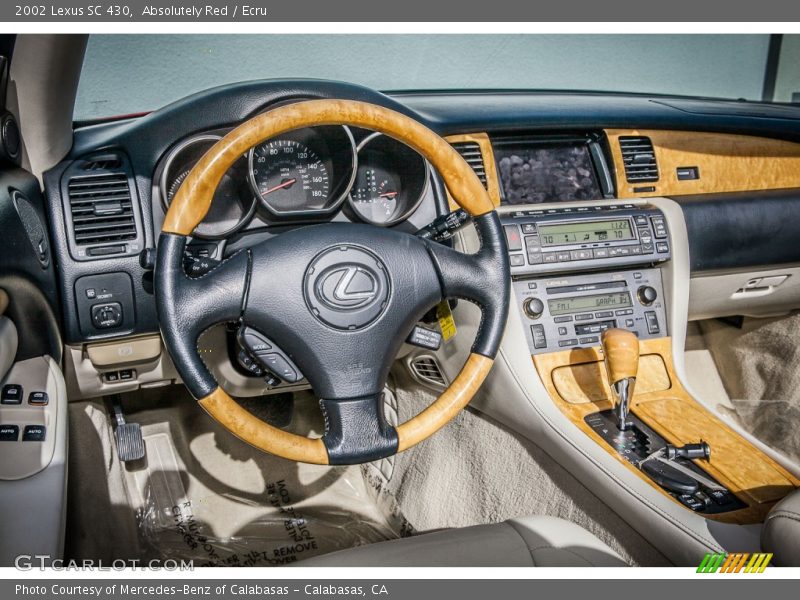 Dashboard of 2002 SC 430