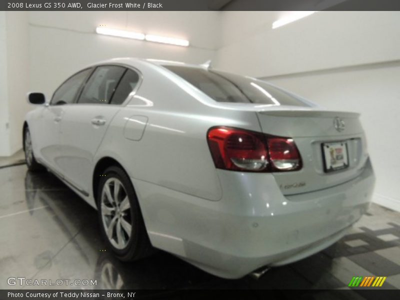 Glacier Frost White / Black 2008 Lexus GS 350 AWD