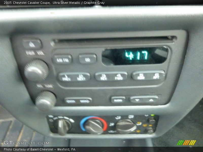 Ultra Silver Metallic / Graphite Gray 2005 Chevrolet Cavalier Coupe