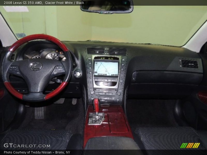 Glacier Frost White / Black 2008 Lexus GS 350 AWD