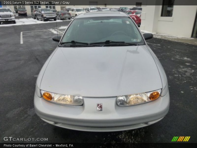 Silver / Gray 2001 Saturn S Series SL2 Sedan