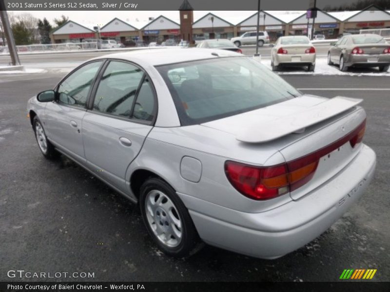 Silver / Gray 2001 Saturn S Series SL2 Sedan