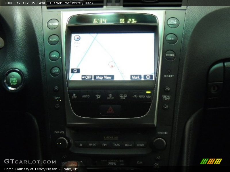 Glacier Frost White / Black 2008 Lexus GS 350 AWD