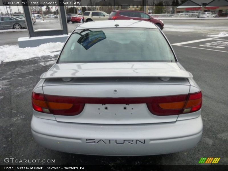 Silver / Gray 2001 Saturn S Series SL2 Sedan