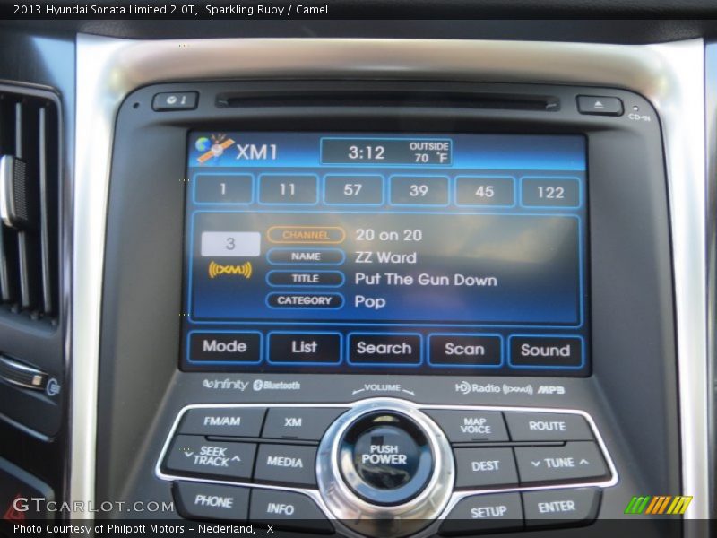 Sparkling Ruby / Camel 2013 Hyundai Sonata Limited 2.0T