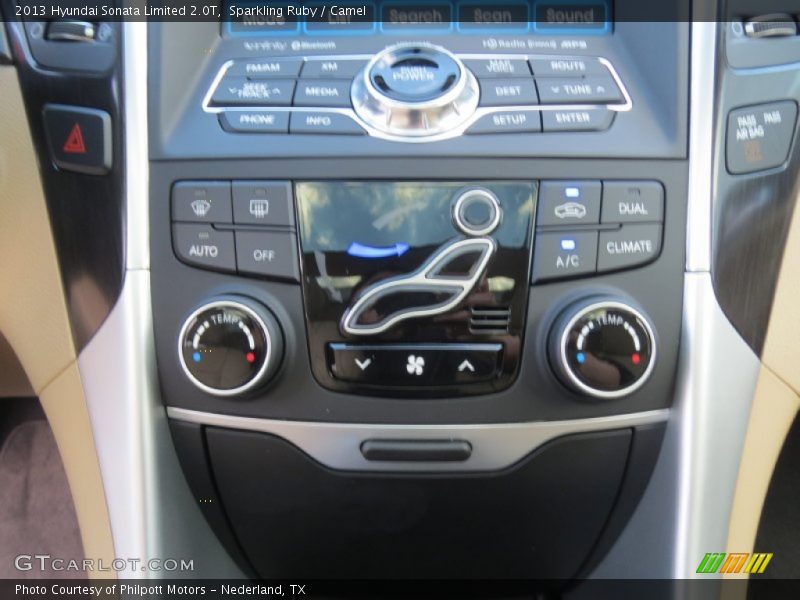 Sparkling Ruby / Camel 2013 Hyundai Sonata Limited 2.0T