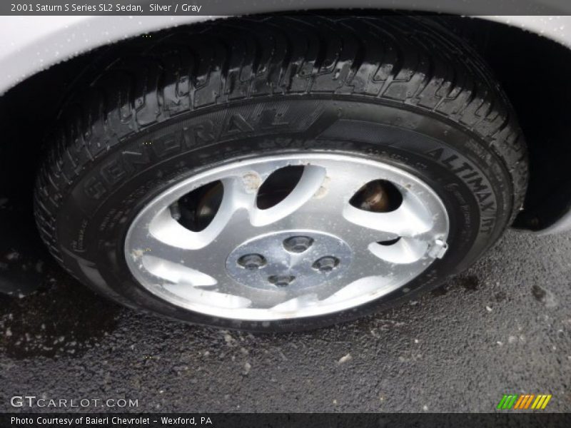 Silver / Gray 2001 Saturn S Series SL2 Sedan