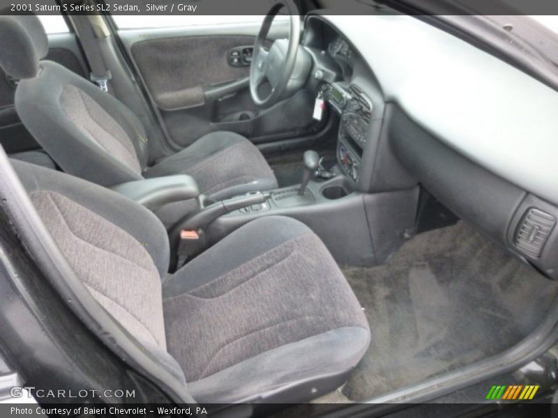 Silver / Gray 2001 Saturn S Series SL2 Sedan
