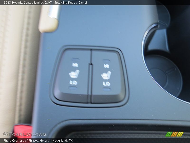 Sparkling Ruby / Camel 2013 Hyundai Sonata Limited 2.0T