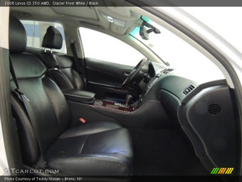 Glacier Frost White / Black 2008 Lexus GS 350 AWD