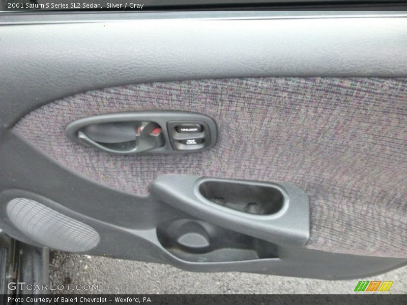 Silver / Gray 2001 Saturn S Series SL2 Sedan
