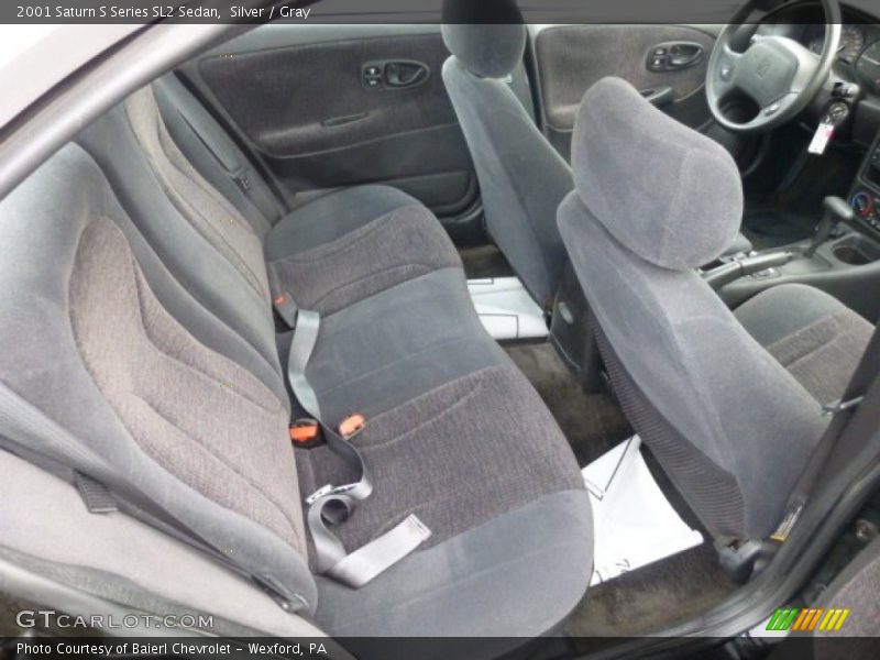 Silver / Gray 2001 Saturn S Series SL2 Sedan