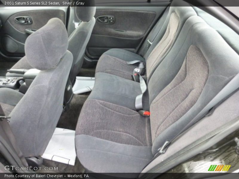 Silver / Gray 2001 Saturn S Series SL2 Sedan