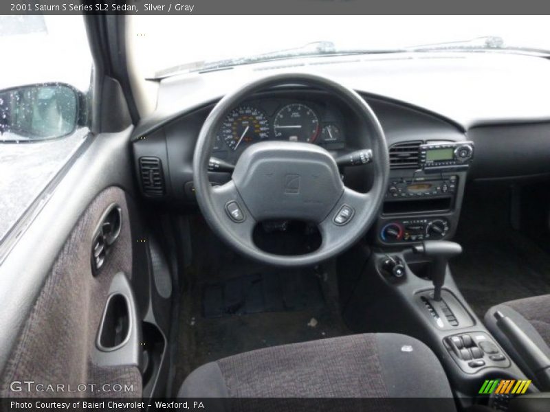 Silver / Gray 2001 Saturn S Series SL2 Sedan