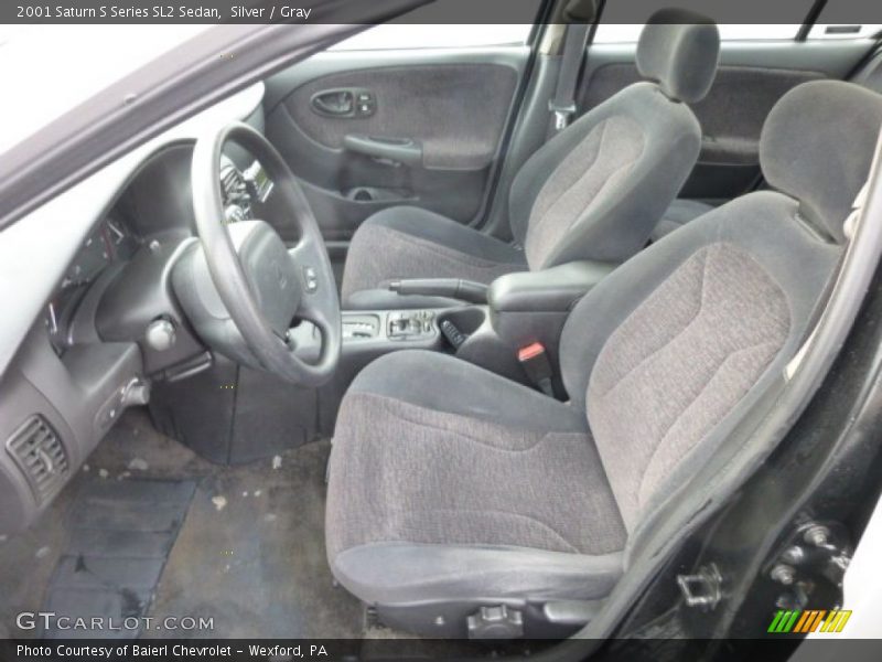 Silver / Gray 2001 Saturn S Series SL2 Sedan