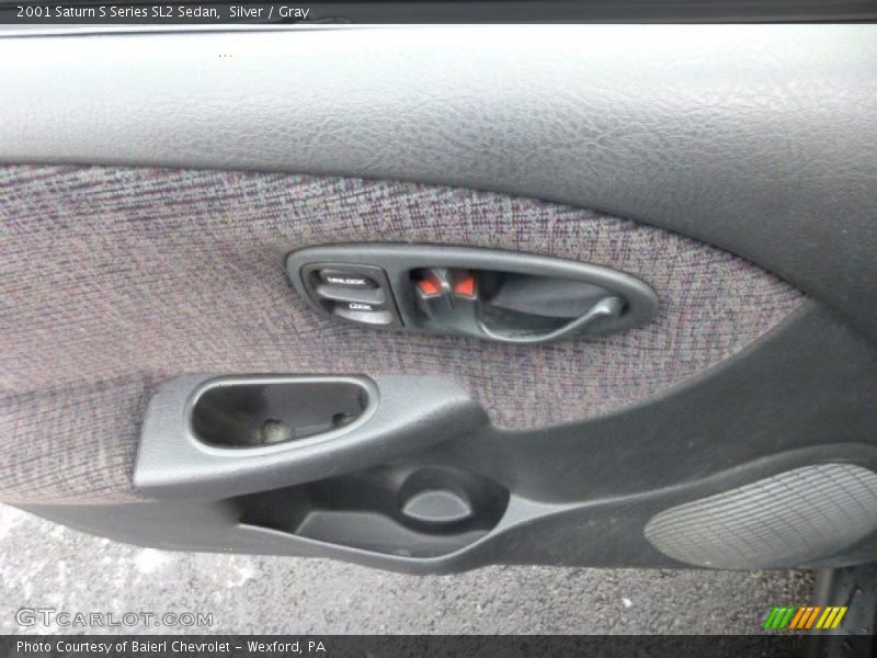 Silver / Gray 2001 Saturn S Series SL2 Sedan